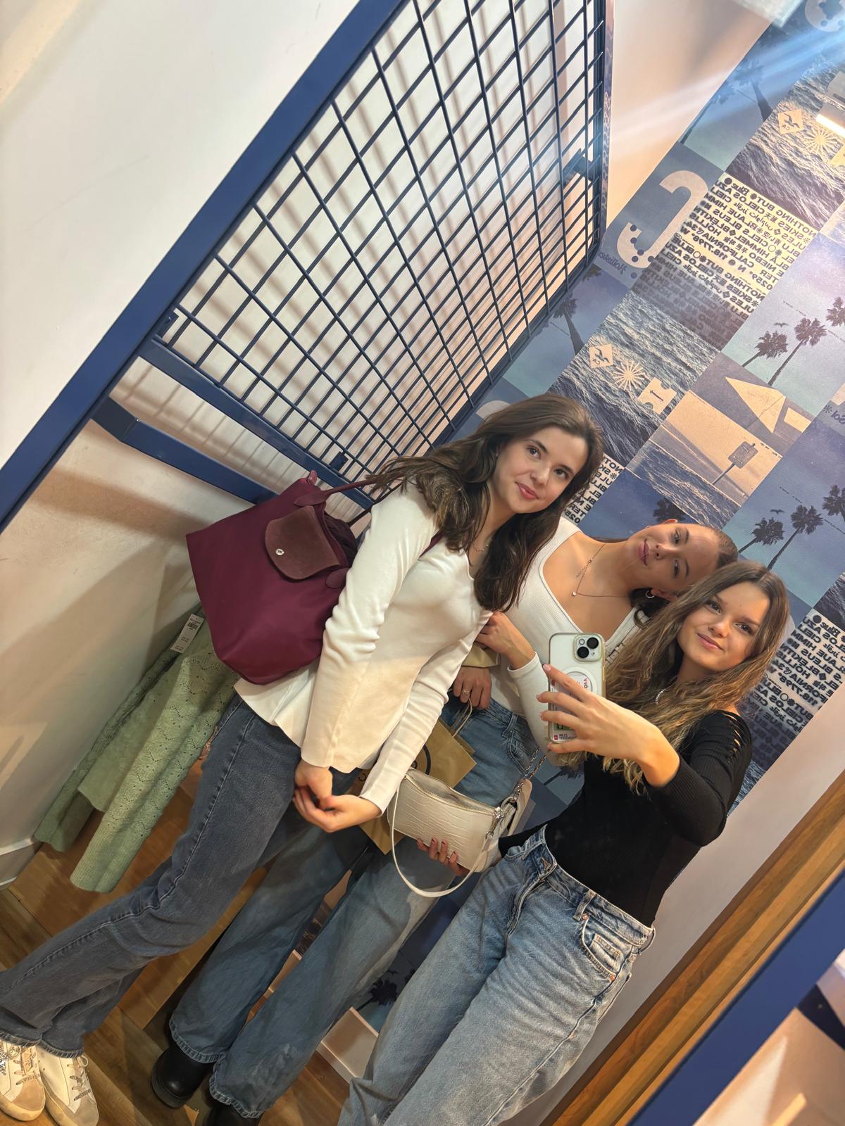 Shoppen mit Freunden